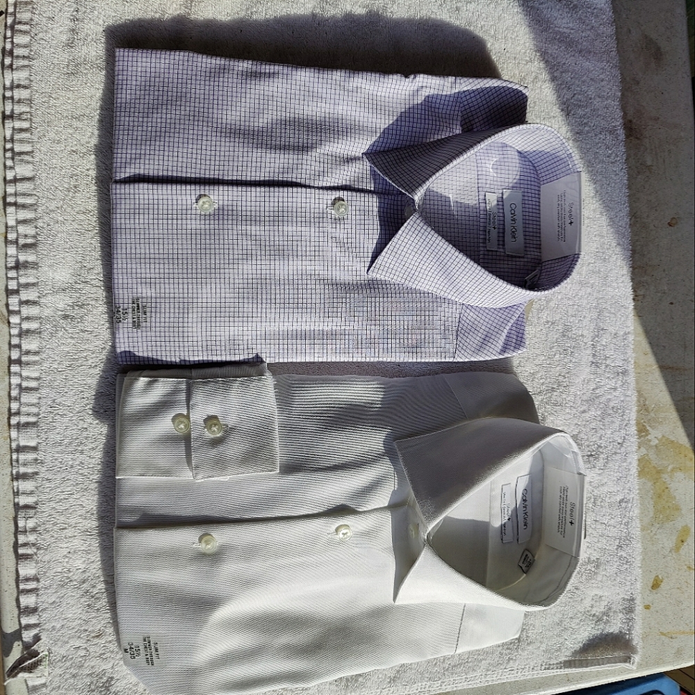 Men's Calvin Klein Dress Shirts 151/2x34/36